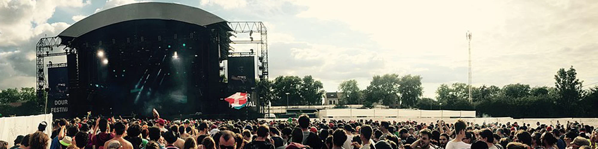 First aid services at a live music festival